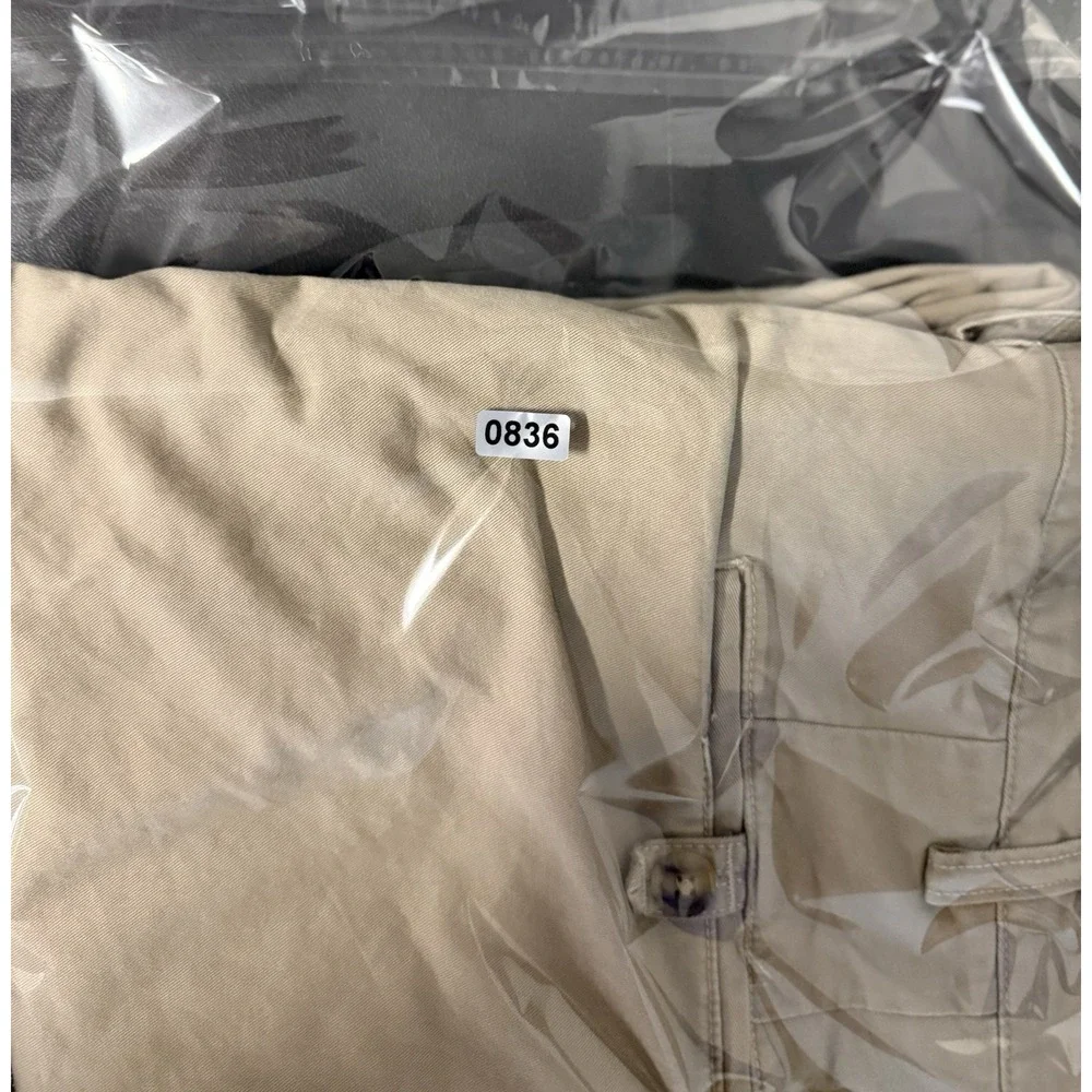 Polo Ralph Lauren Men's 38 Beige Chino Pants Straight Fit Stretch Twill Pockets